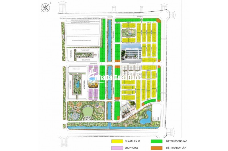 Bán Biệt thự Song Lập mặt Sông Bình Minh 228m -giá 54 tỷ Vinhomes Đan Phượng
